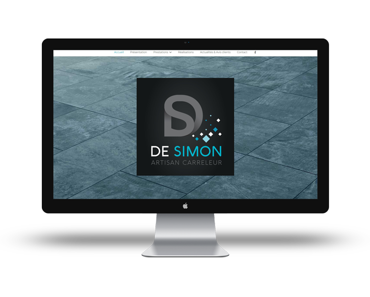 Création de site internet en Vendée pour De Simon carreleur